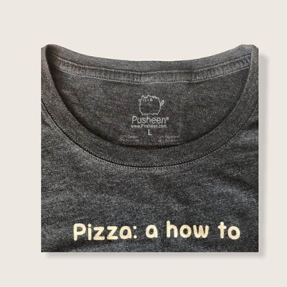Pushpeen T-Shirt How To Make A Pizza - Picture 3 of 3